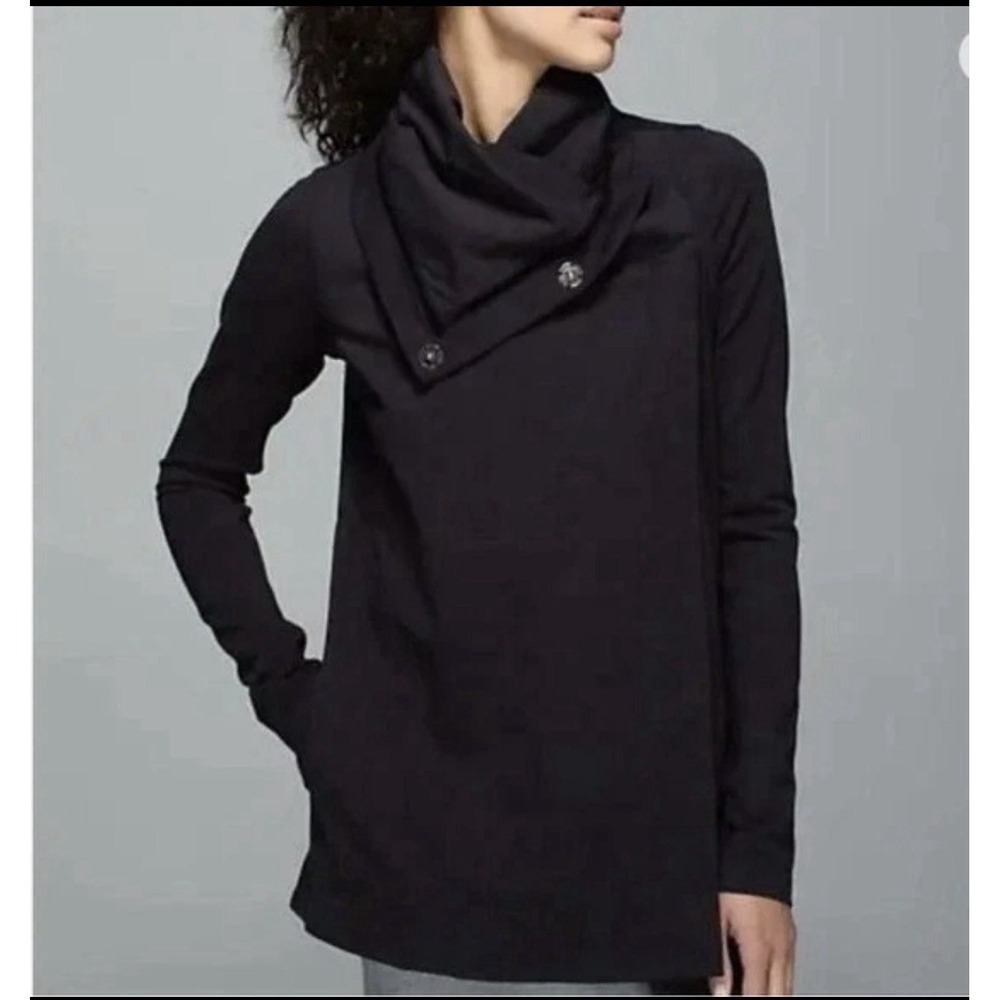 Lululemon Savasana Wrap - Black Seabed Size 2 Pockets